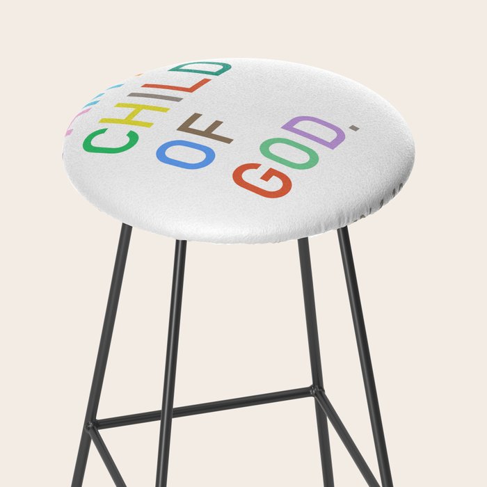 I Am A Child Of God, Bible Verse  Stool Gallery Image 2