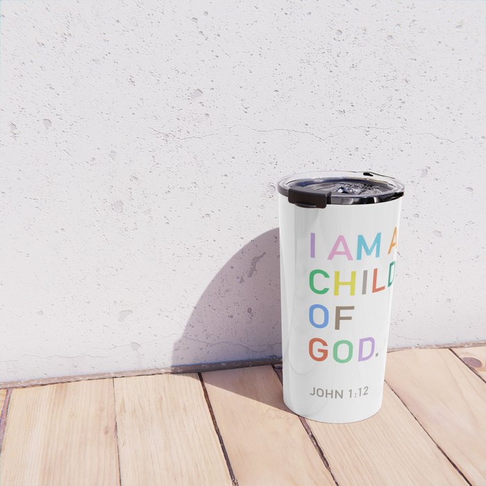 I Am A Child Of God, Bible Verse  Travel Mug Gallery Image 4