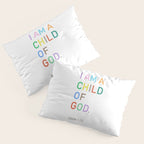 I Am A Child Of God, Bible Verse  Pillow Sham Gallery Image 3