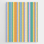 Classic Stripes XXIV - 90s Summer Jigsaw Puzzle Gallery Image 1