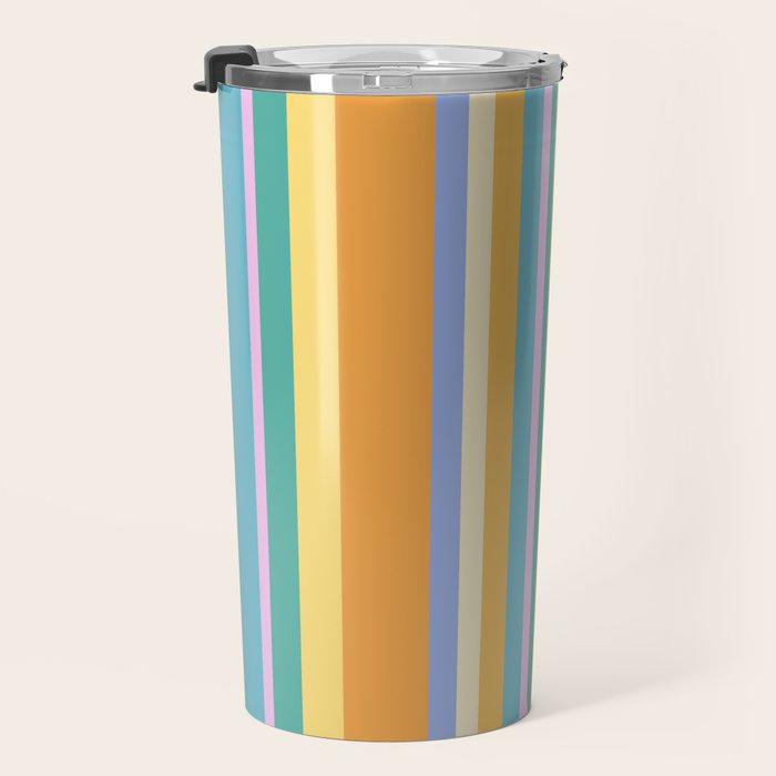Classic Stripes XXIV - 90s Summer Travel Mug Gallery Image 3