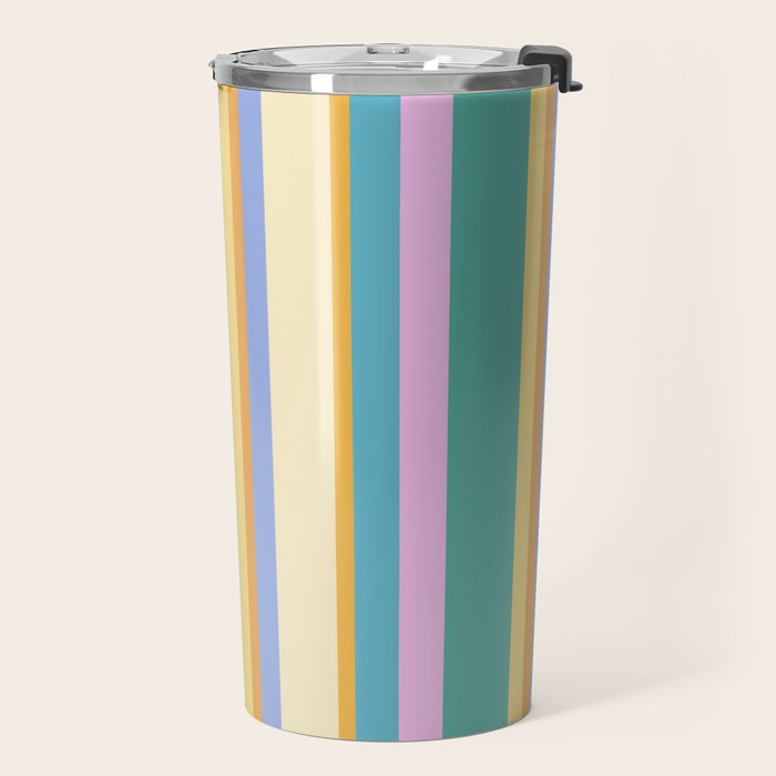 Classic Stripes XXIV - 90s Summer Travel Mug Gallery Image 2