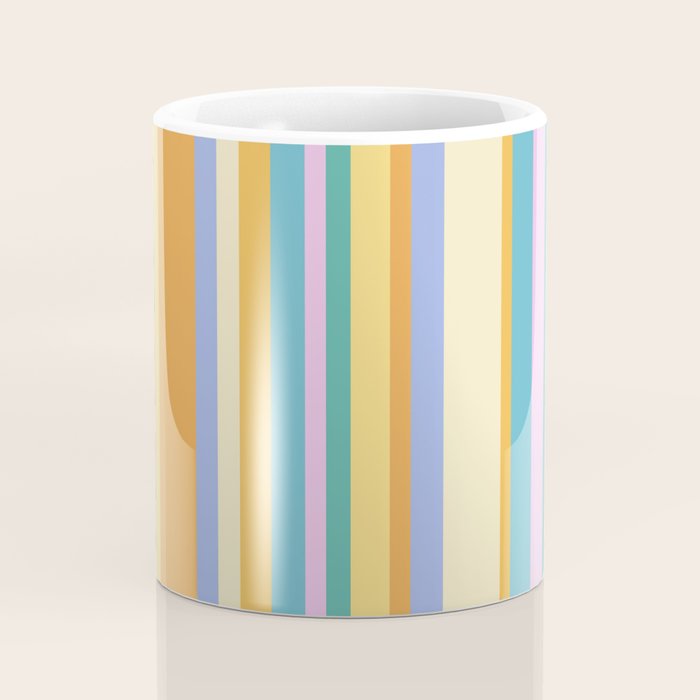Classic Stripes XXIV - 90s Summer Coffee Mug Gallery Image 4