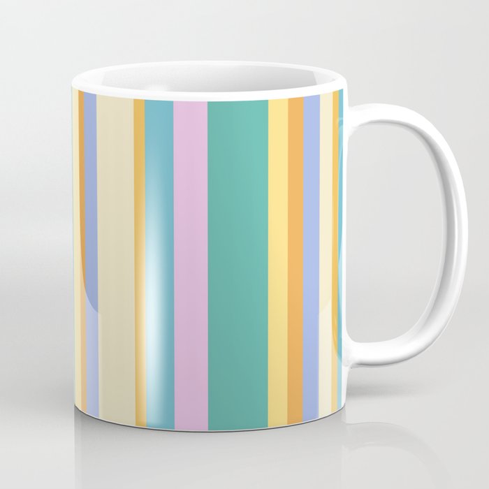 Classic Stripes XXIV - 90s Summer Coffee Mug Gallery Image 1