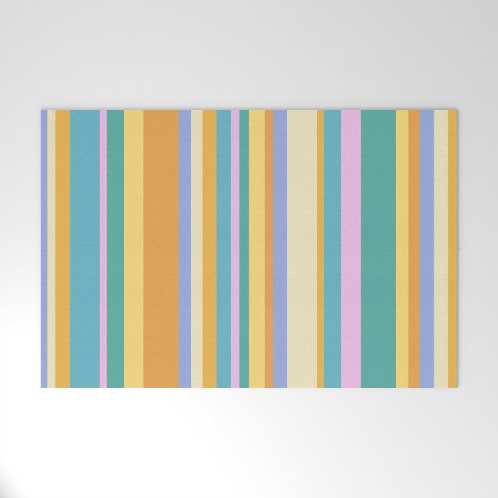 Classic Stripes XXIV - 90s Summer Welcome Mat Gallery Image 1