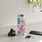Sweet Strawberry Plant Friends in Peach & Orange Water Bottle Gallery Image 4