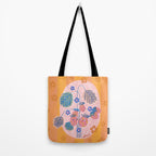 Sweet Strawberry Plant Friends in Peach & Orange Tote Bag Gallery Image 2
