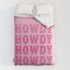 Howdy - Pink Western Aesthetic Comforter Gallery Image 6
