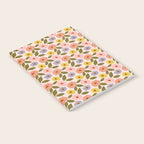 Muted Retro Ditsy Floral Pattern - Vintage Flowers Seamless Design Notebook Gallery Image 2