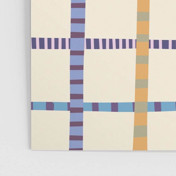 Colorful Patterned Grid Poster Gallery Image 3