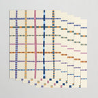 Colorful Patterned Grid Wrapping Paper Gallery Image 3