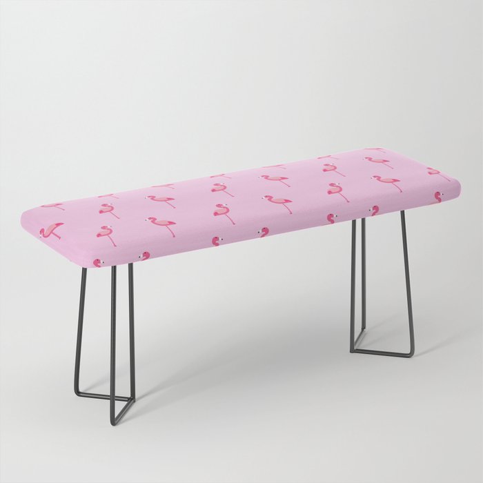 Geometric flamingo Bench Gallery Image 1