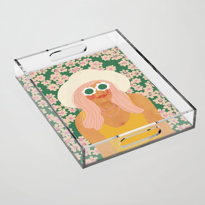 In Love with Spring Acrylic Tray Gallery Image 1