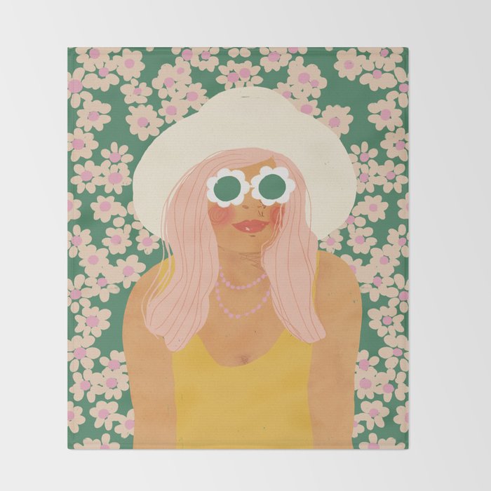 In Love with Spring Throw Blanket Gallery Image 2