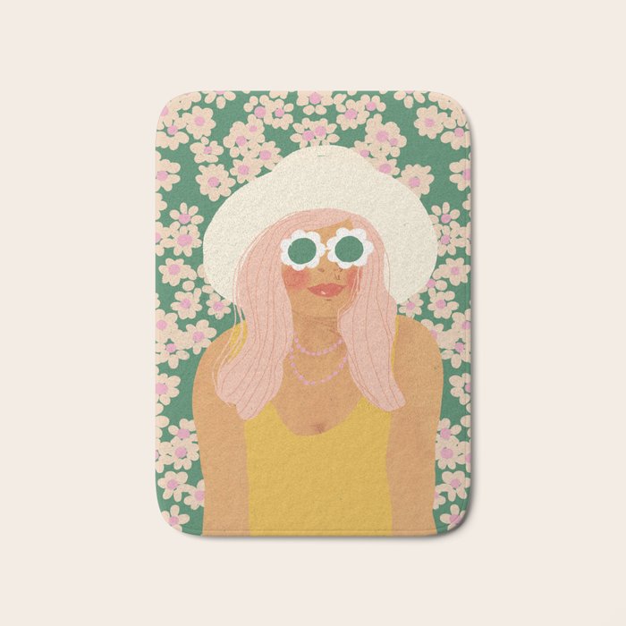 In Love with Spring Bath Mat Gallery Image 1