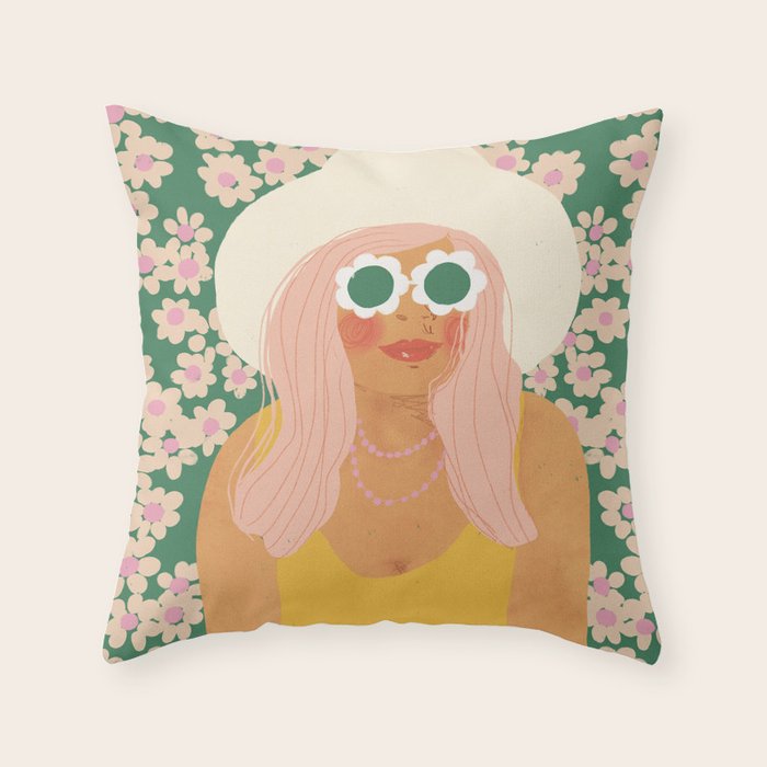 In Love with Spring Throw Pillow Gallery Image 6