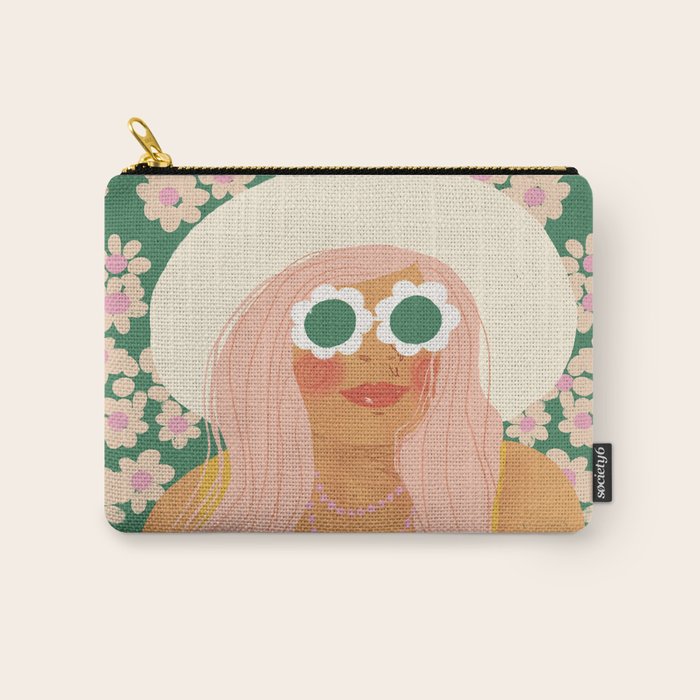 In Love with Spring Carry All Pouch Gallery Image 1