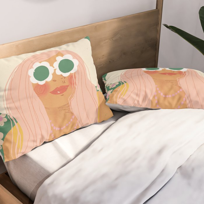 In Love with Spring Pillow Sham Gallery Image 2