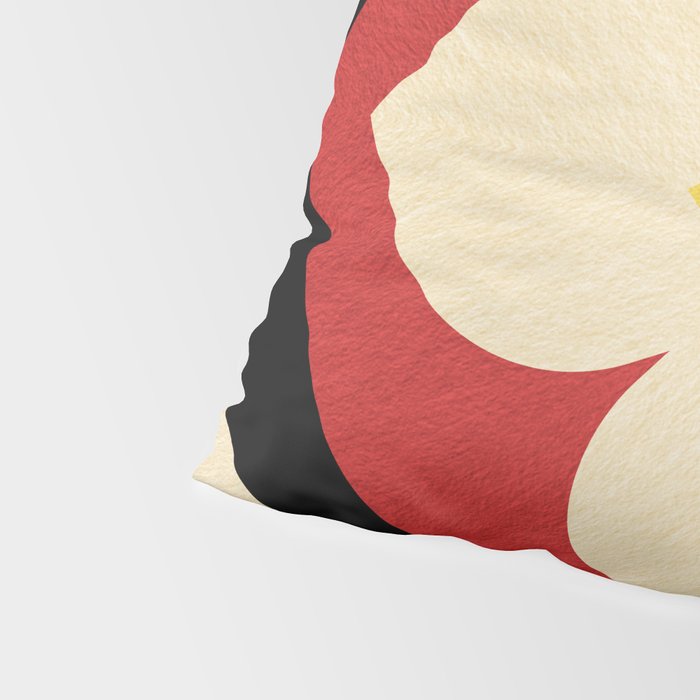 Mid-Century Modern Flower Pillow Sham Gallery Image 4