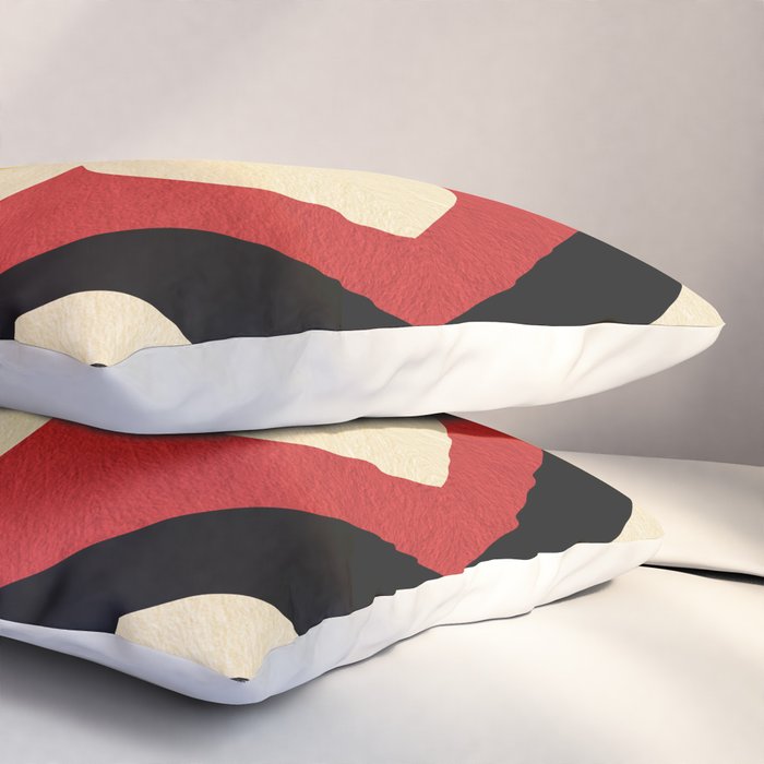Mid-Century Modern Flower Pillow Sham Gallery Image 3