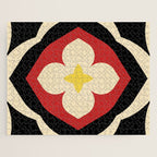 Mid-Century Modern Flower Jigsaw Puzzle Gallery Image 1
