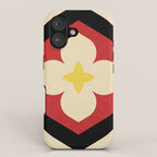 Mid-Century Modern Flower iPhone Case Gallery Image 1