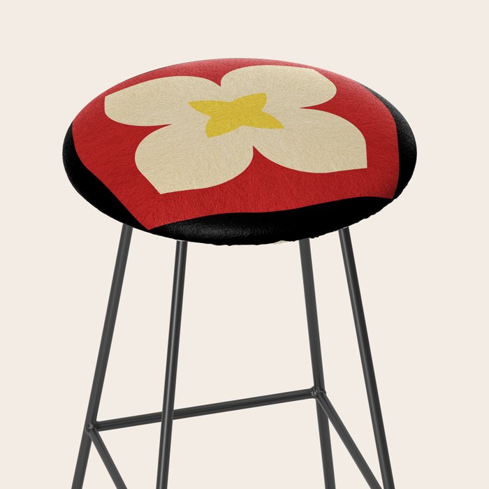 Mid-Century Modern Flower Stool Gallery Image 2