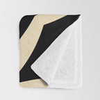 Mid-Century Modern Flower Throw Blanket Gallery Image 3
