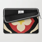 Mid-Century Modern Flower Laptop Sleeve Gallery Image 2
