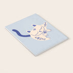 Purrcelin Cat Butt - Delft Porcelain Kitty Notebook Gallery Image 3