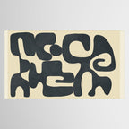 Modern Abstract  Shapes 1 Tablecloth Gallery Image 2