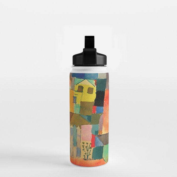 Paul Klee "Houses on the Sea 1914" Water Bottle Gallery Image 2