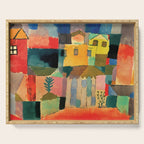 Paul Klee "Houses on the Sea 1914" Serving Tray Gallery Image 1