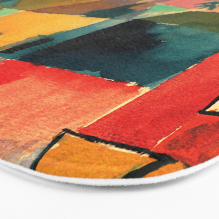 Paul Klee "Houses on the Sea 1914" Bath Mat Gallery Image 3