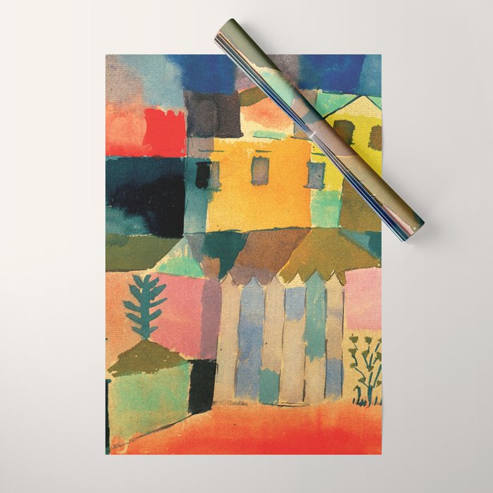 Paul Klee "Houses on the Sea 1914" Wrapping Paper Gallery Image 1