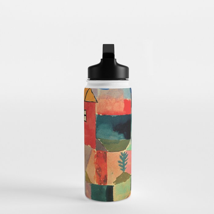 Paul Klee "Houses on the Sea 1914" Water Bottle Gallery Image 3