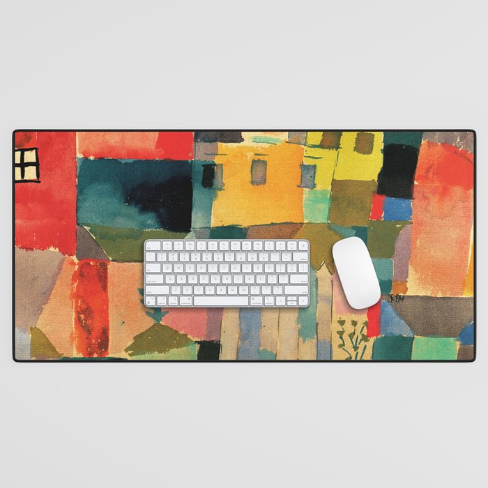 Paul Klee "Houses on the Sea 1914" Desk Mat Gallery Image 1