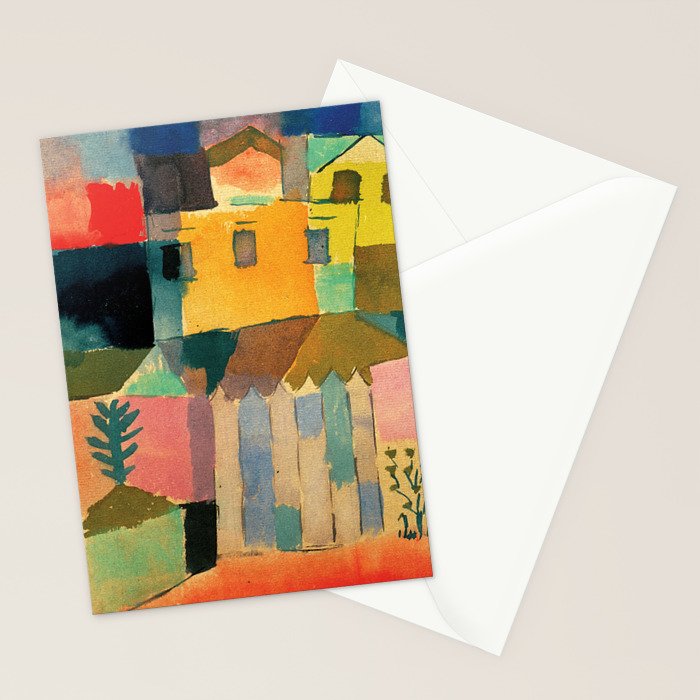 Paul Klee "Houses on the Sea 1914" Stationery Card Gallery Image 2