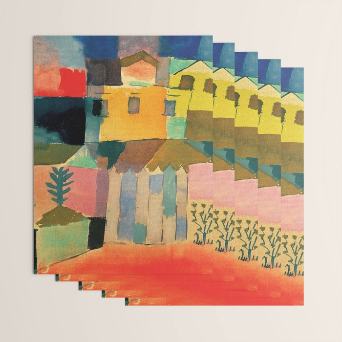 Paul Klee "Houses on the Sea 1914" Wrapping Paper Gallery Image 3