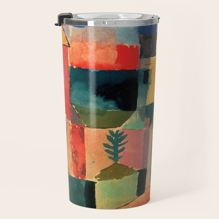 Paul Klee "Houses on the Sea 1914" Travel Mug Gallery Image 3