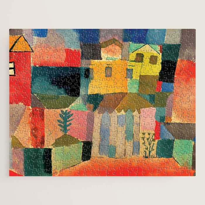 Paul Klee "Houses on the Sea 1914" Jigsaw Puzzle Gallery Image 1
