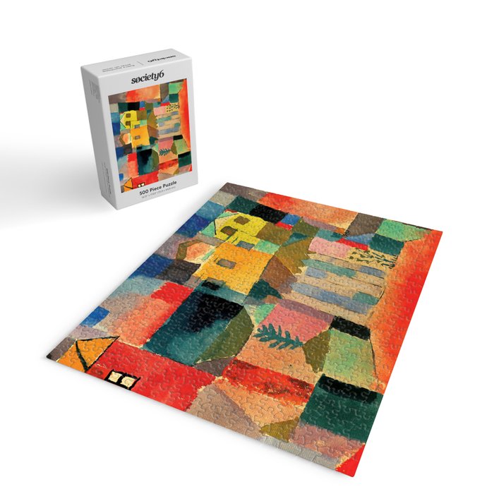 Paul Klee "Houses on the Sea 1914" Jigsaw Puzzle Gallery Image 2