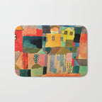 Paul Klee "Houses on the Sea 1914" Bath Mat Gallery Image 1