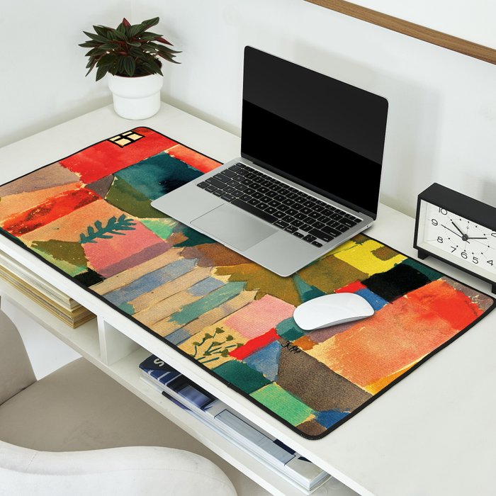 Paul Klee "Houses on the Sea 1914" Desk Mat Gallery Image 2