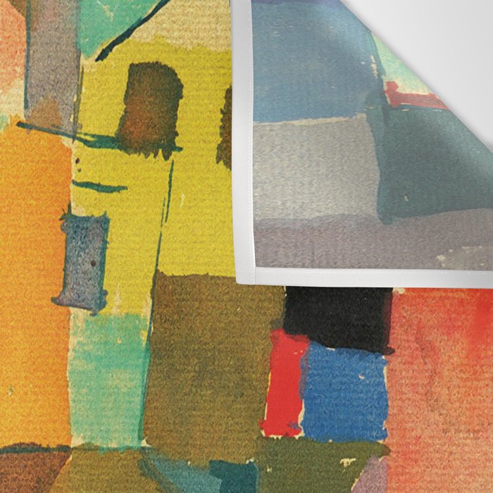 Paul Klee "Houses on the Sea 1914" Wall Tapestry Gallery Image 3