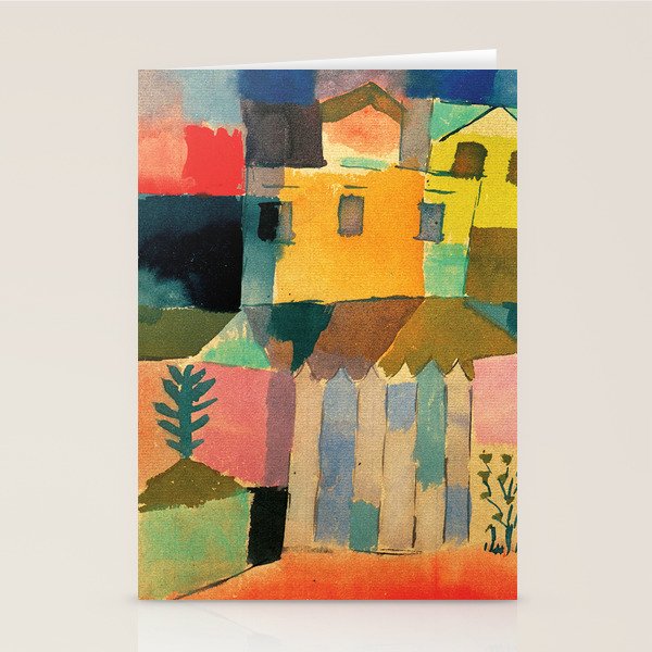 Paul Klee "Houses on the Sea 1914" Stationery Card Gallery Image 2