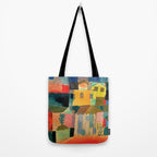Paul Klee "Houses on the Sea 1914" Tote Bag Gallery Image 2