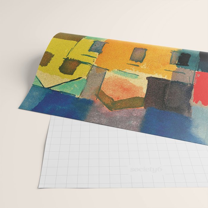 Paul Klee "Houses on the Sea 1914" Wrapping Paper Gallery Image 2