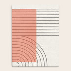 Peachy Modern Geometric  Notebook Gallery Image 4