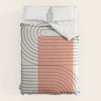 Peachy Modern Geometric  Comforter Gallery Image 6